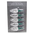 Celebrations 11205-71 White C6 Led Replacement Bulbs Warm