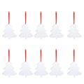 Wacar 10pcs Sublimation Blanks Christmas Tree Ornaments