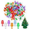 120 Pieces Ceramic Christmas Tree Replacement Lights Acorn 
