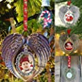 BESTOYARD Angel Ornaments Remembrance Angel Wings Picture Christmas Tree Decor 