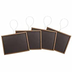 12 Mini Chalkboards 3 Inch X 4 Inch - Great for Wedding Place Cards Party Favors & Craft Projects