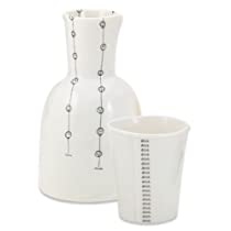 Porcelain Bedside Carafe w/ Cup
