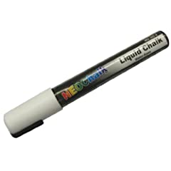 NeoChalk Liquid Chalk Marker Chisel Tip - White