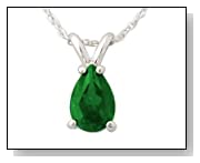 Pear Shape Emerald pendant
