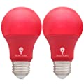 Bluex Bulbs 2 Pack Bluex LED A19 Red Light Bulb – 9W