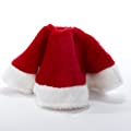 Kurt Adler 15" Red and White Plush Mini Christmas Tree Skirt