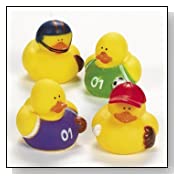 Assorted Sports Rubber Duckys