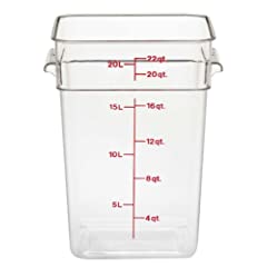 Camwear Polycarbonate Square Food Storage Containers