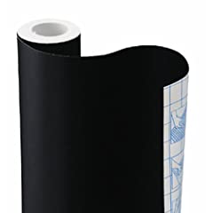Commercial Chalkboard Contact Paper Black 18 Inches x 6 Feet