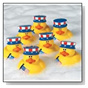 Patriotic 4th of July Rubber Duckys