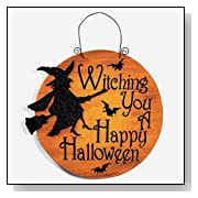 WITCHING YOU A HAPPY HALLOWEEN SIGN