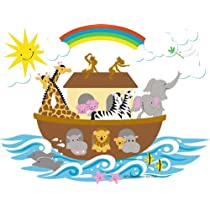 Noah's Ark Paint by Number Wall Mural