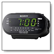 Sony ICF-C318 Clock Radio with Dual Alarm (Black)
