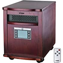 Optimus H-8010 Infrared Quartz Heater with Remote Control