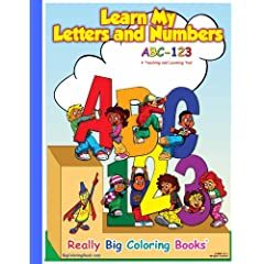 ABC-123 Learn My Letters and Number Giant Super Jumbo Coloring Book