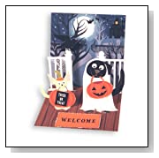 Halloween Dogs In Costume Pop up Card