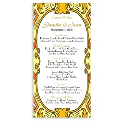 25 Wedding Menu Cards - Imperial