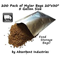 Dry-Packs Mylar Bags 20 by 30-Inch for Dried Dehydrafted