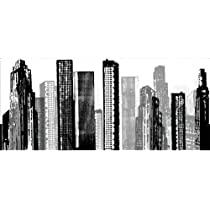 RoomMates RMK1602GM Cityscape Peel and Stick Giant Wall Decal