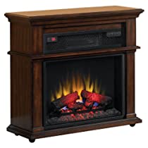 Duraflame Infrared Rolling Fireplace with Blue Flame Effect
