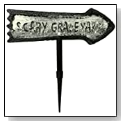 Scary Graveyard Sign
