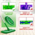 KEEPOW Reusable Cotton Mop Pads Compatible with Swiffer Sweeper Mop