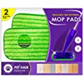Turbo Mops Reusable Mop Pads Compatible with Swiffer Wetjet