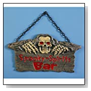 Spooky Spirits Bar Sign