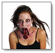 Unisex The Walking Dead Split Jaw Latex Mask