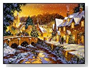 Snowy Day 1000 Piece Christmas Puzzle